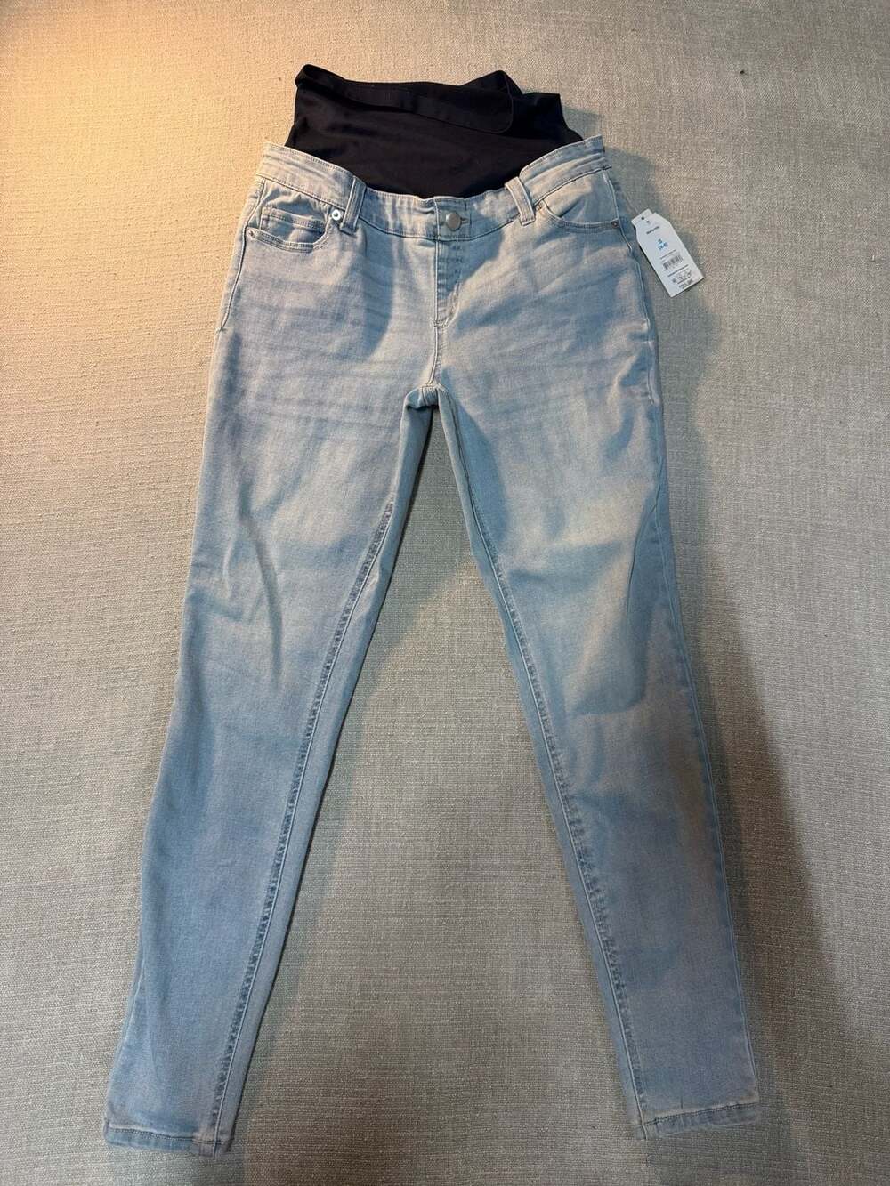 Time and Tru Maternity Skinny Jean Light Wash Size S (4-6)